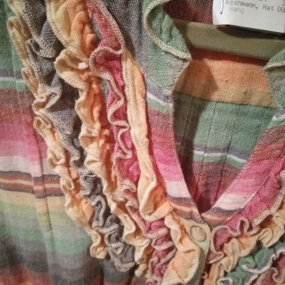 Tasha Polizzi Multicolor Striped Button Down Shirt - Picture 3 of 12